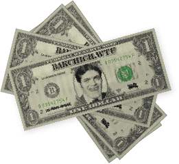 Billets Bakchich décoratifs